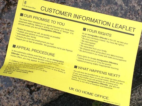 UKGoHomeOffice customer information leaflet