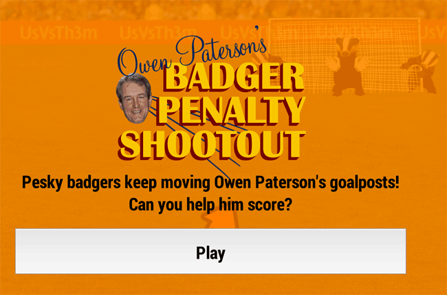 Owen Paterson’s Badger Penalty Shoot-out