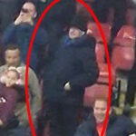 [Picture of Martin Belam in the crowd at Leyton Orient by @Calumbrofficial]